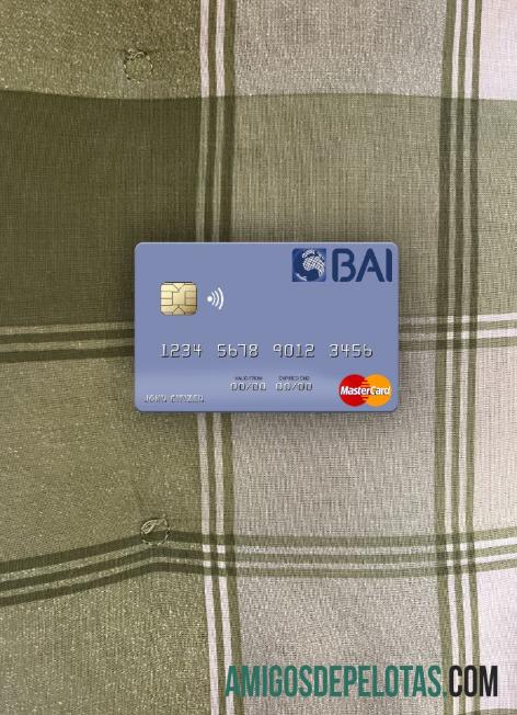 Portugal Banco BAI Europa Mastercard Photolook Frente exemplo real